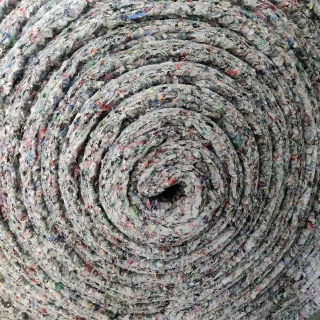 Руло цветна рециклирана вата